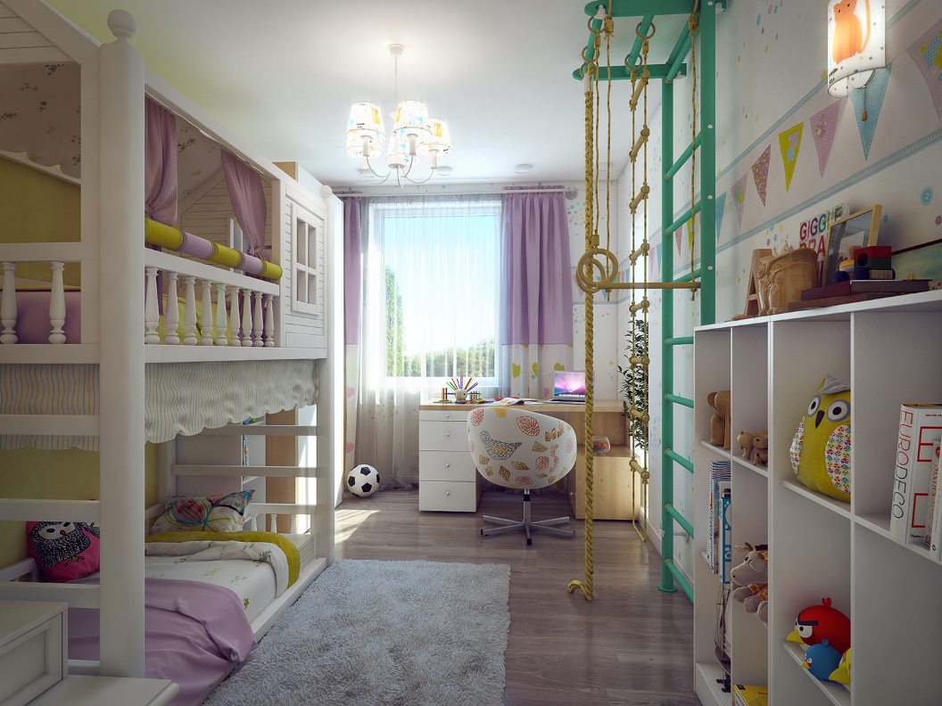 Ремонт детской комнаты под ключ Алматы